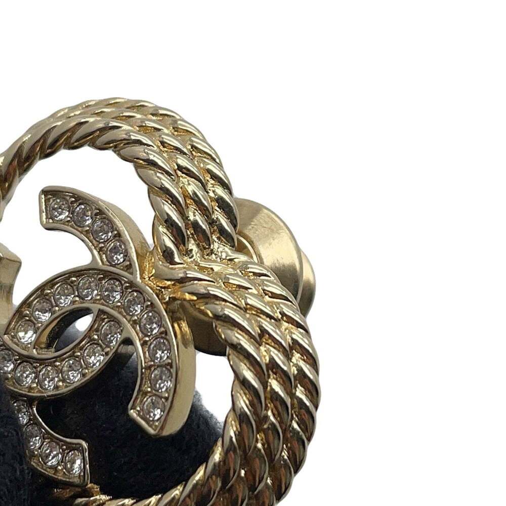 CHANEL Authentic Pearl Logo Brooch - Picture 7 of 10